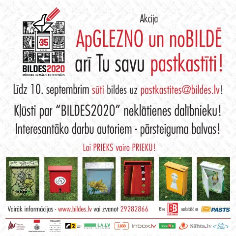 Aicinājums piedalīties akcijā “ApGLEZNO un noBILDĒ arī Tu savu pastkastīti!”