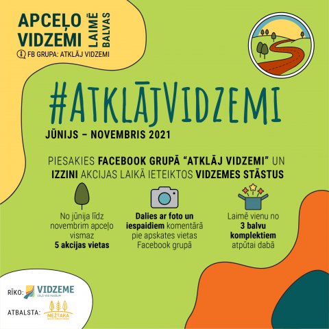 Tūrisma akcijā #AtklājVidzemi aicina iepazīt mazāk zināmas vietas un to īpašos stāstus